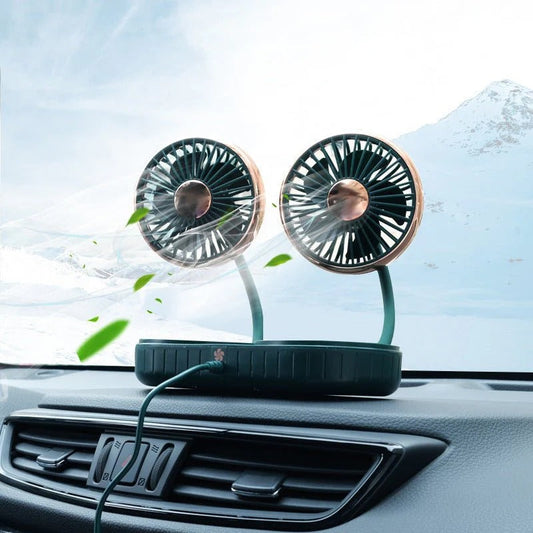 Double-Headed Hose Small USB Fan